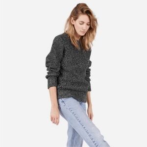Everlane Gray Crewneck Sweater Soft Knit Ribbed XS
